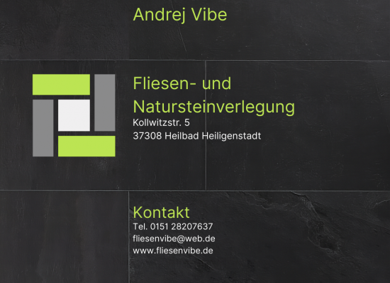 Visitenkarte Fliesenvibe